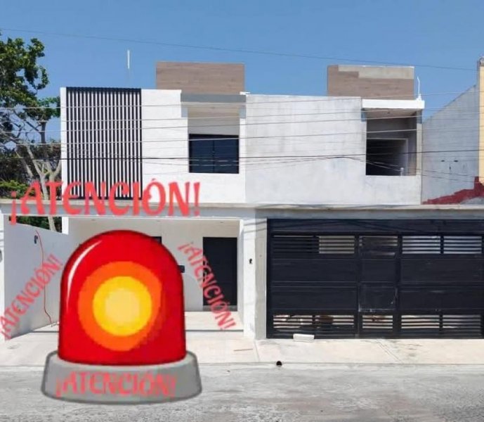 Casa nueva en Boca del río con recámara en planta baja.