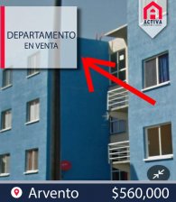 Departamento en Arvento a 6 mins de Cajititlán