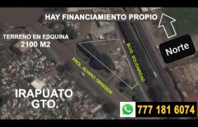 Terreno en Venta en Zona centro Irapuato, Guanajuato