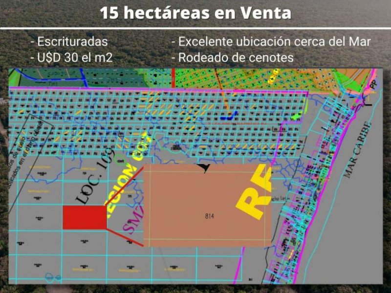 Terreno en Venta en  Tulum, Quintana Roo