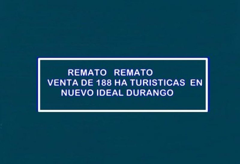 Foto Terreno en Venta en RANCHO EL MOLINO, Nuevo Ideal, Durango - 188 hectareas - $ 3.200.000 - TEV315770 - BienesOnLine