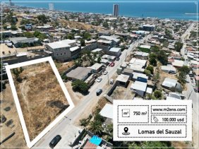 754 m2 con VISTA AL MAR en LOMAS DEL SAUZAL