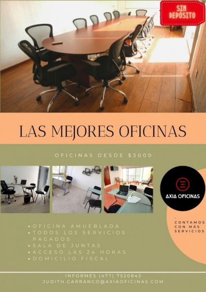 Foto Oficina en Alojamiento en Jardines del moral, León, Guanajuato - $ 3.000 - OFA327587 - BienesOnLine