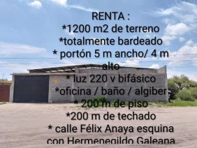 Bodega en Renta en Villa de pozos Portezuelo, San Luis Potosi