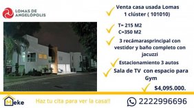 Casa en Venta en lomas de angelopolis Puebla, Puebla