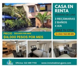 Casa en Renta en SENDERO DE LUNA Puerto Vallarta, Jalisco