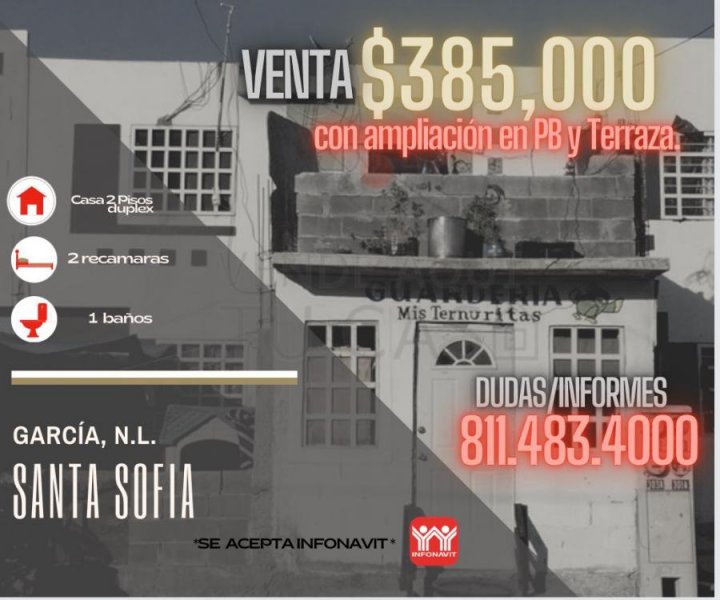 Foto Casa en Venta en Santa Sofia, García, Nuevo Leon - $ 385.000 - CAV315990 - BienesOnLine