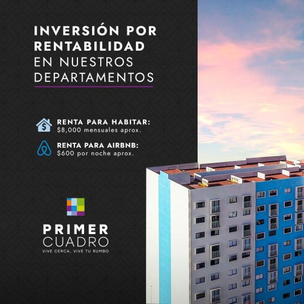 Departamento en Venta en AL CENTRO DE LA ZONA METROPOLITANA Guadalajara, Jalisco
