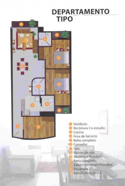 Foto Departamento en Venta en Benito Juárez, Distrito Federal - $ 1.960.000 - DEV59713 - BienesOnLine