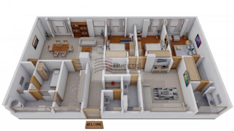 Diseño modernista contemporáneo.  Penthouse de 204 m2