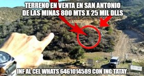 Terreno en Venta en San Antonio de las Minas san antonio de las minas, baja california, Baja California