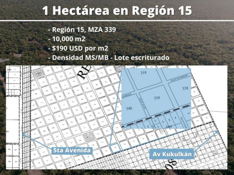 Terreno en Venta en Region 15 Tulum, Quintana Roo