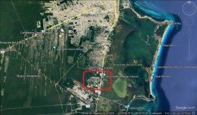 D) EN CANCUN, VENTA DOS EXCLUSIVOS LOTES COMERCIALES, EN AVENIDA CERCA DEL AEROPUERTO DE CANCUN