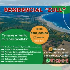 Lotes de terreno en Playa Azul a 100 metros del Mar