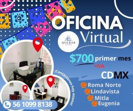 Oficinas virtuales y salas de juntas en CDMX
