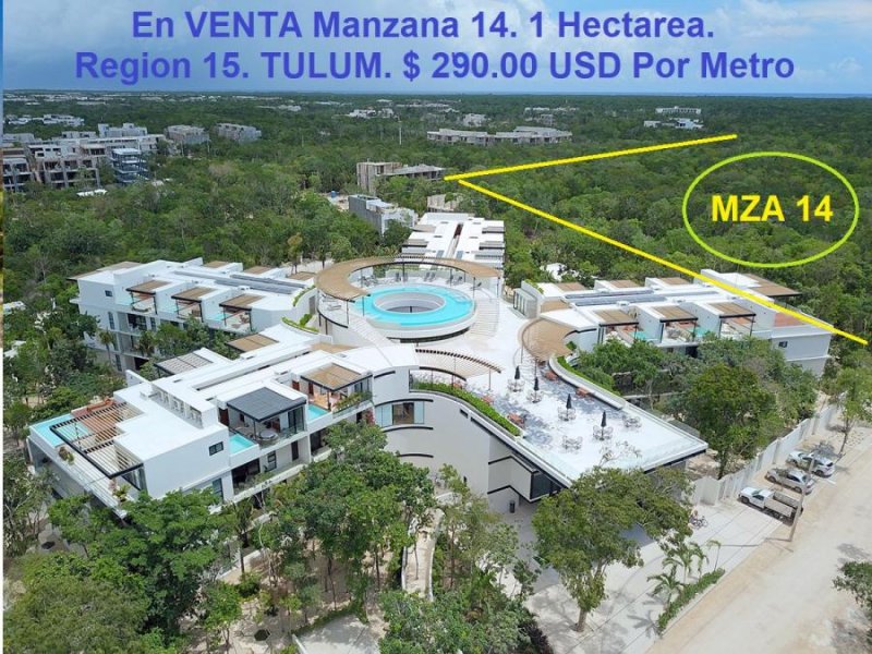 Terreno en Venta en REGION 15 TULUM, Quintana Roo