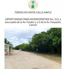 Terreno en Venta en ALAMOS Cancún, Quintana Roo