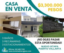 VENDO CASA EN FRACC. REAL NUEVO IXTAPA, PUERTO VALLARTA
