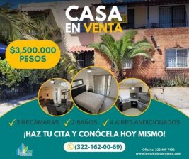 VENDO CASA EN PUERTO VALLARTA – FRACC. SENDERO DE LUNA