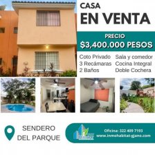 Casa en Venta en SENDERO DEL PARQUE Puerto Vallarta, Jalisco